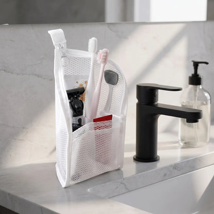 🔥LAST DAY SALE ONLY!! ✨BUY 1 GET 1 FREE!!!🔥Mesh Zipper Toiletry Storage Pouch - Multi-Pocket Travel Cosmetic Organizer Bag