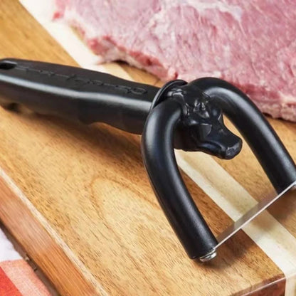 🔥LAST DAY SALE 49% OFF! 🥩 Handheld Fat Trimmer for Beef & Pork, Portable Meat Fat Remover Tool, Easy Brisket Trimming BBQ Kitchen Gadget