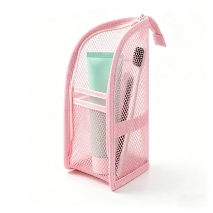 🔥LAST DAY SALE ONLY!! ✨BUY 1 GET 1 FREE!!!🔥Mesh Zipper Toiletry Storage Pouch - Multi-Pocket Travel Cosmetic Organizer Bag